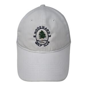 Woody Ward Golf Club 1916 Baseball Cap White One Size Adjustable Divots